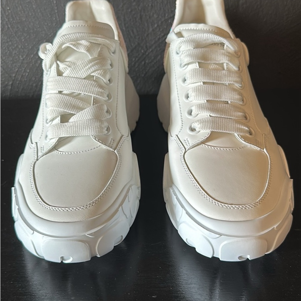 Alexander McQueen White Chunky Sneakers